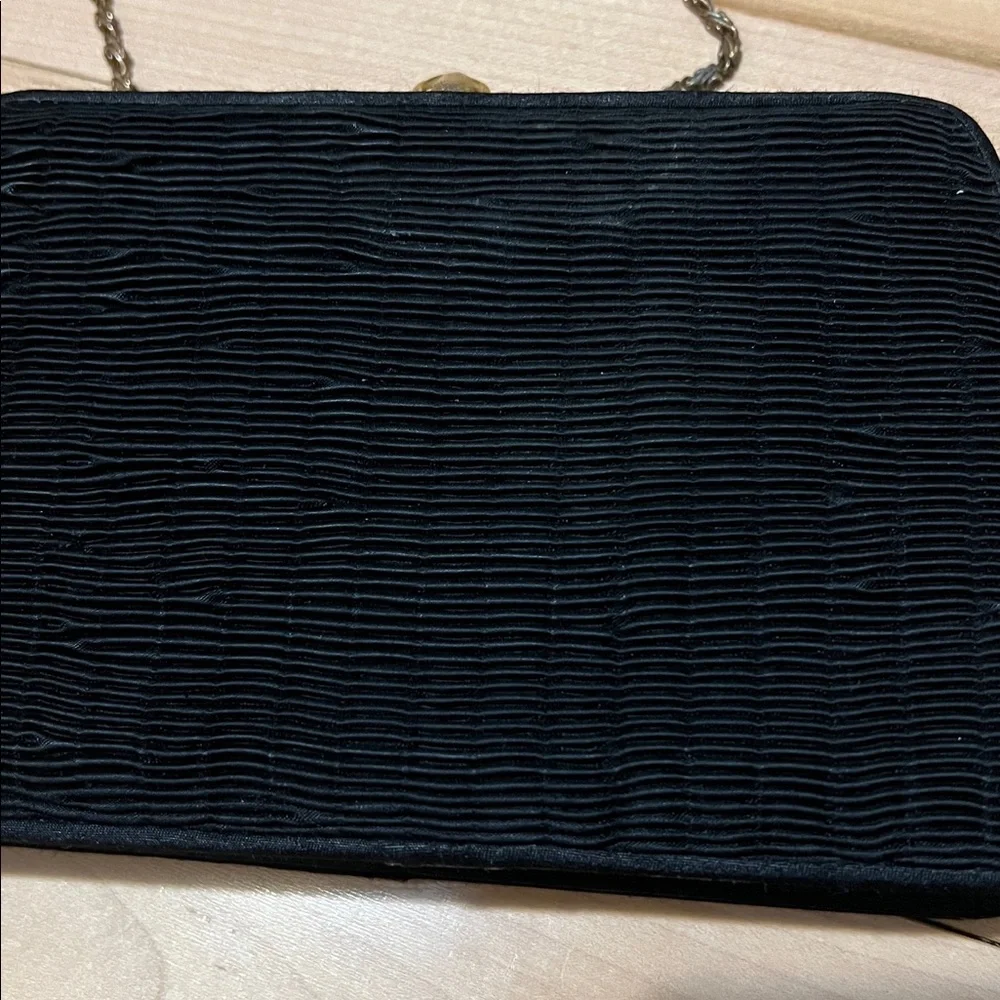 Elegant Vintage Black Evening Crossbody/Clutch - Picture 8 of 17